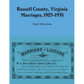 Russell County, Virginia Marriages, 1923-1935 - Paperback