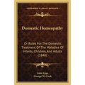 Domestic Homeopathy: Or Rules for the Domestic Treatment of the Maladies of Infants, Children, and Adults (1848) - Paperback