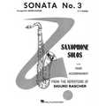 Sonata No. 3: Alto Sax and Piano - Paperback