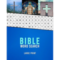 Bible Word Search Large Print: A Christian wordsearch for seniors with Dementia and Alzhiemers Christianity word finder puzzle book for the elderly Me - Paperback