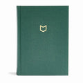 CSB He Reads Truth Bible, Evergreen Cloth Over Board Indexed: Black Letter, Wide Margins, Notetaking Space, Reading Plans, Sewn Binding, Two Ribbon Ma - Hardcover