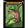 Dinosaurs Stained Glass Coloring Book - Paperback