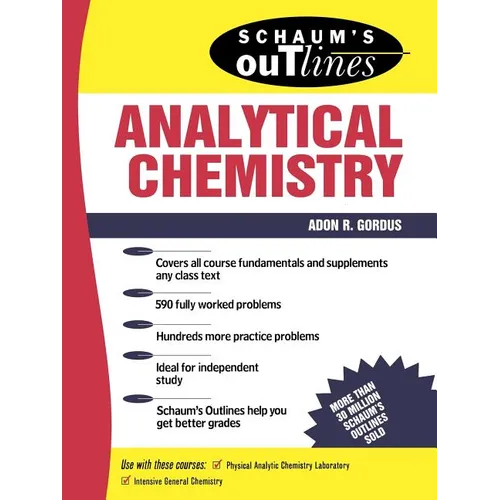 Schaum's Outline of Analytical Chemistry - Paperback