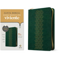 Biblia Ultrafina Ntv de Zíper, Con Filament (Sentipiel, Verde Esmeralda, Letra Roja) - Imitation Leather