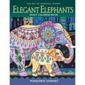 The Art of Marjorie Sarnat: Elegant Elephants Adult Coloring Book - Paperback