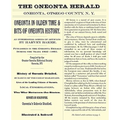 Oneonta in Olden Time & Bits of Oneonta History: An Interesting Series of Articles by Harvey Baker, Published in the Oneonta Herald During the Years 1 - Paperback