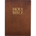 Kjver Holy Bible, Large Print, Acorn Bonded Leather, Thumb Index - Leather