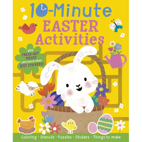 10-Minute Easter Activities: With Press-Out Pieces and More Than 100 Stickers! - Paperback