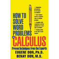 How to Solve Word Problems in Calculus - Paperback