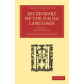 Dictionary of the Hausa Language - Volume 1 - Paperback