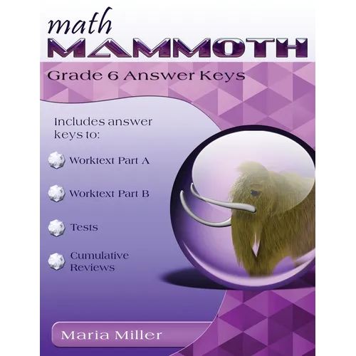 Math Mammoth Grade 6 Answer Keys - Paperback