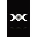 3 Moons Waxing, Waning, and Full Diary, Journal, and/or Notebook: Perfect for Fans of Astrology, Dark Magic, Fantasy, Mindfulness, Occult, Pilates, Wi - Hardcover