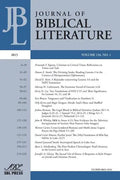 Journal of Biblical Literature 134.1 (2015) - Paperback