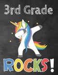 3rd Grade Rocks!: Funny Back To School notebook, Gift For Girls and Boys,109 College Ruled Line Paper, Cute School Notebook, School Comp - Paperback