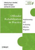 Offender Rehabilitation in Practice: Implementing and Evaluating Effective Programs - Paperback