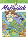 Creative Haven Legendary Mermaids Coloring Book - Paperback