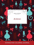 Adult Coloring Journal: Al-Anon (Animal Illustrations, Cats) - Paperback