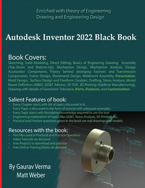Autodesk Inventor 2022 Black Book - Paperback