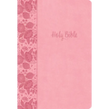 KJV Large Print Thinline Bible, Value Edition, Soft Pink Leathertouch - Imitation Leather