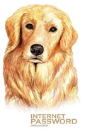 Internet Password Organizer: Golden Retriever Dog (Password Log Book) - Paperback