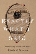 Exactly What I Said: Translating Words and Worlds - Paperback
