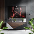Revenge in His Eyes Brushed Aluminum Dibond Wall Art
