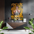 Freddie Mercury Brushed Aluminum Dibond Wall Art