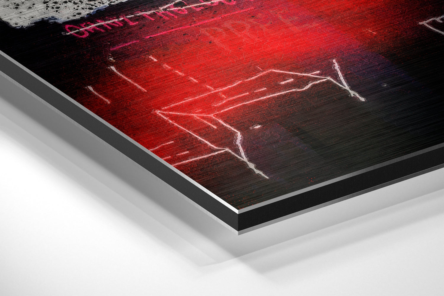 Basquiat Brushed Aluminum Dibond Wall Art