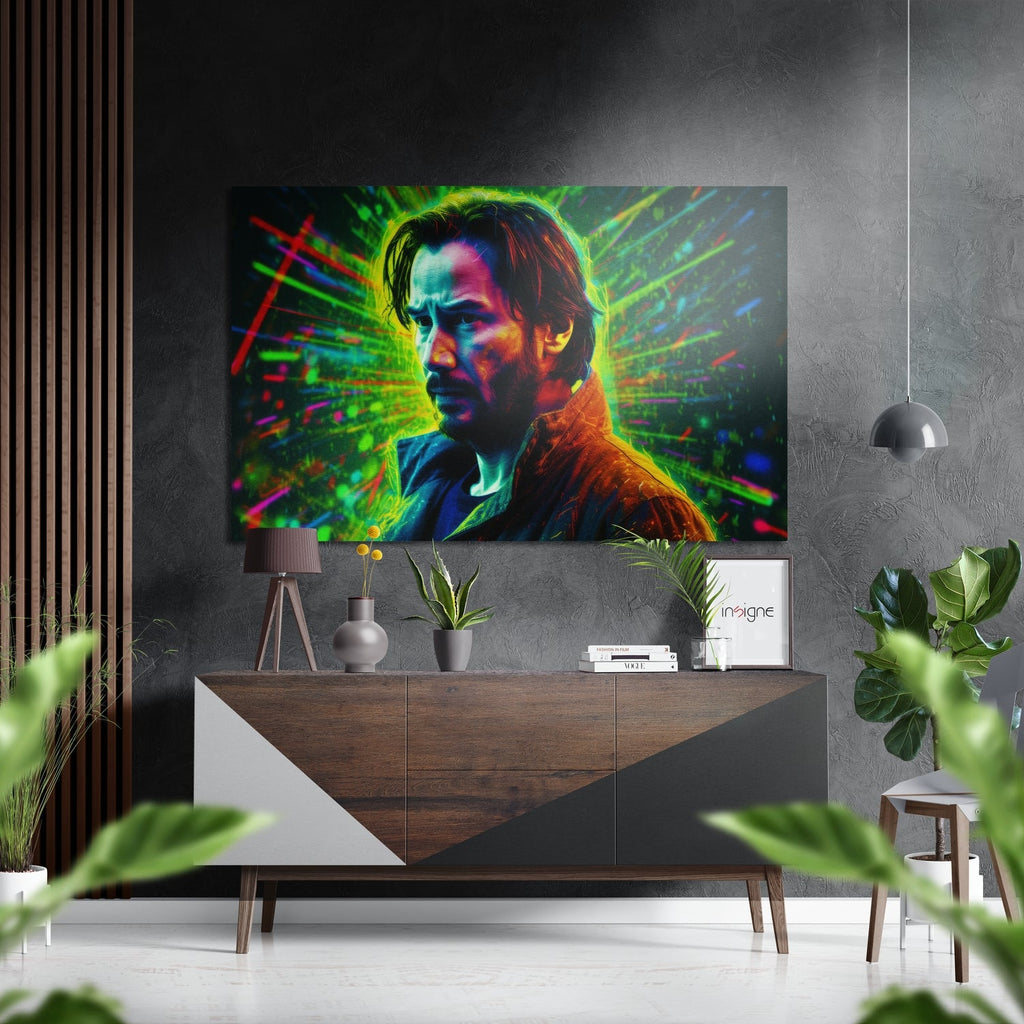 John Wick Brushed Aluminum Dibond Wall Art