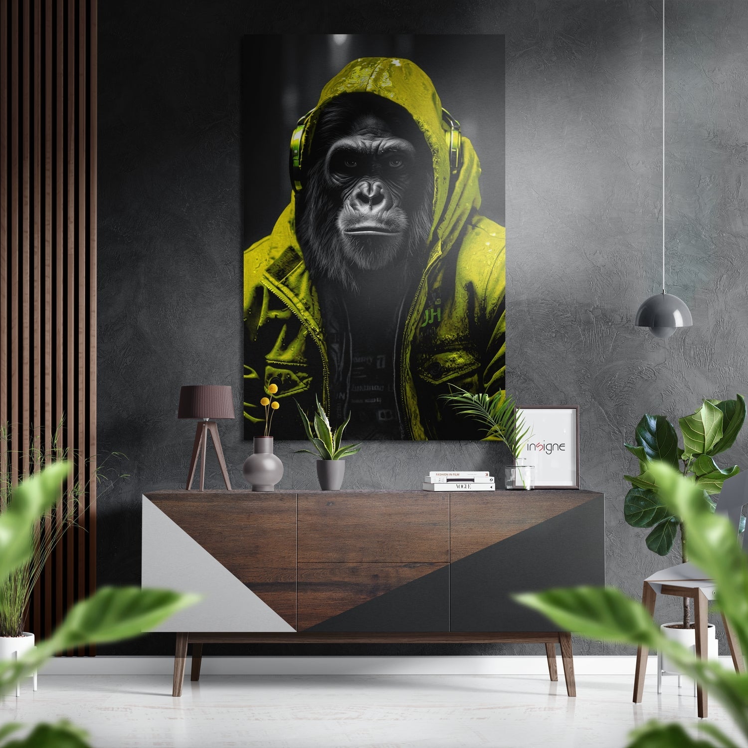 Age of Apes Brushed Aluminum Dibond Wall Art