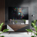 Scattering Ideas Brushed Aluminum Dibond Wall Art