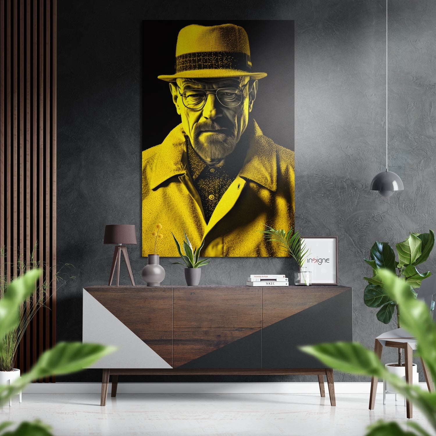 Heisenberg Brushed Aluminum Dibond Wall Art
