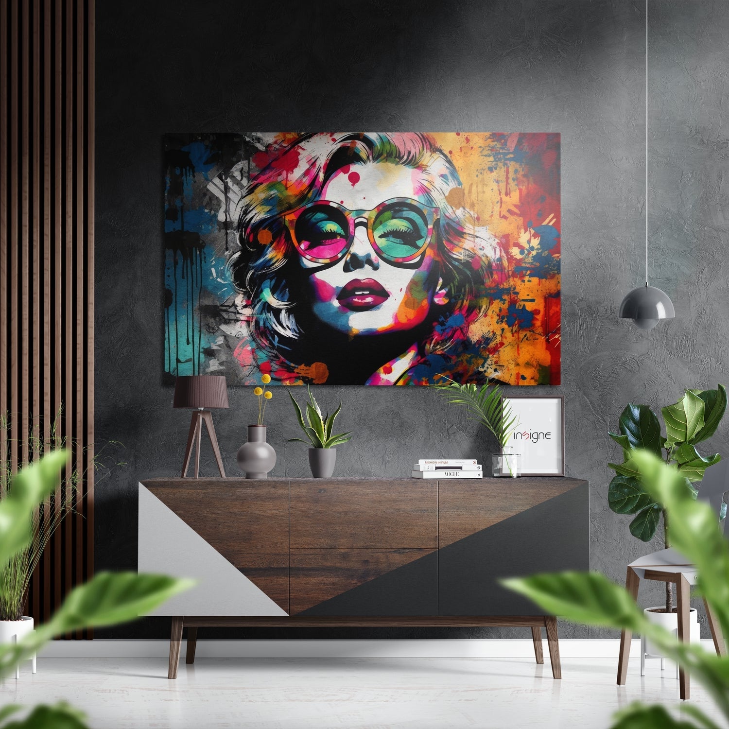 Face of Her Brushed Aluminum Dibond Wall Art