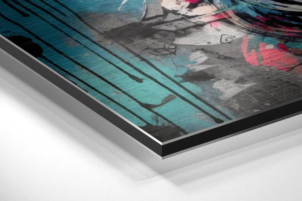 Face of Her Brushed Aluminum Dibond Wall Art