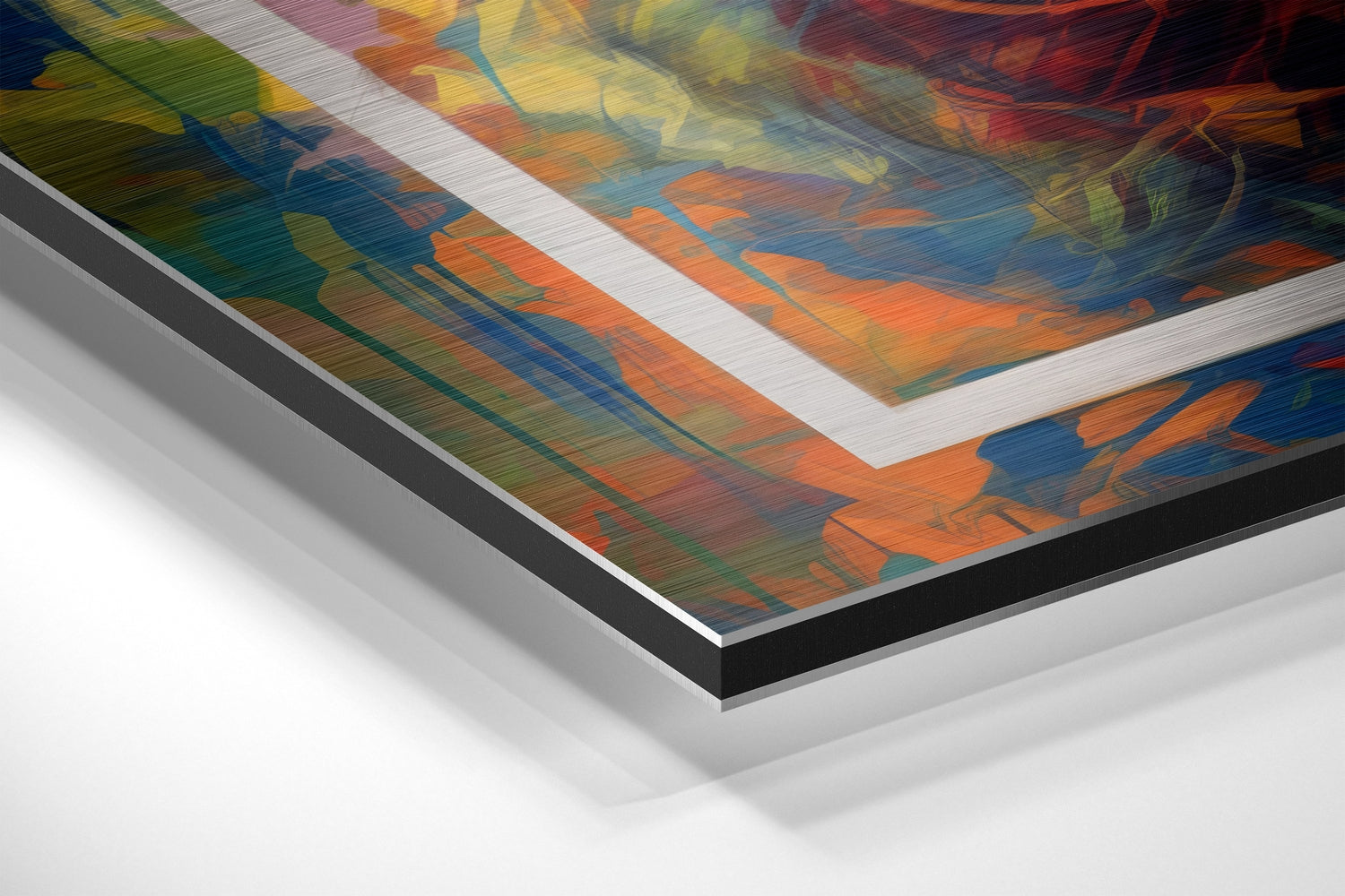 Woman Brushed Aluminum Dibond Wall Art