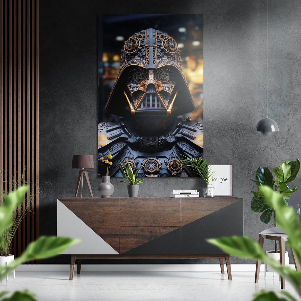 Darth Wader Brushed Aluminum Dibond Wall Art