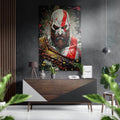Kratos - God of War Brushed Aluminum Dibond Wall Art