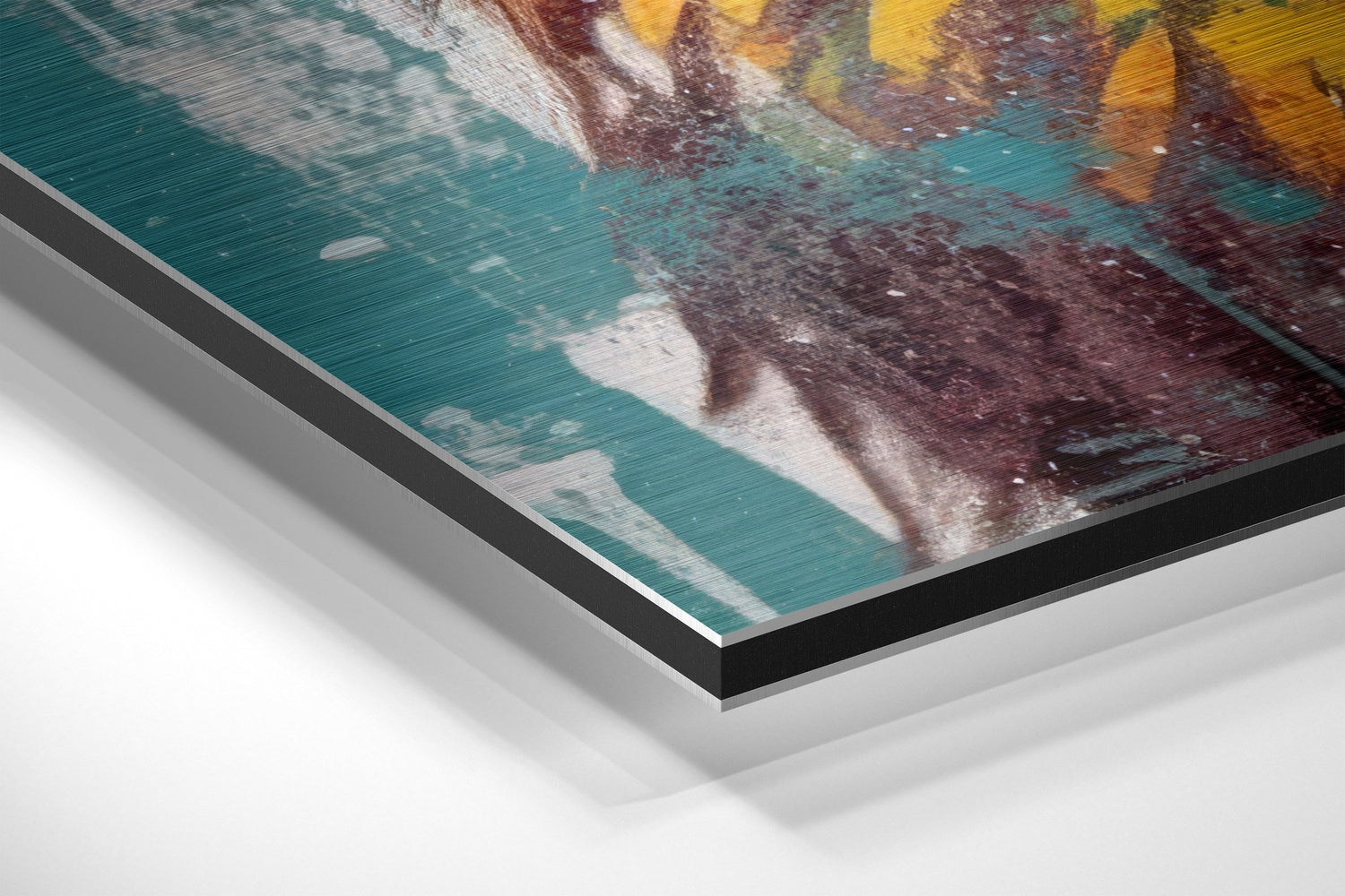 Cool Lion Brushed Aluminum Dibond Wall Art