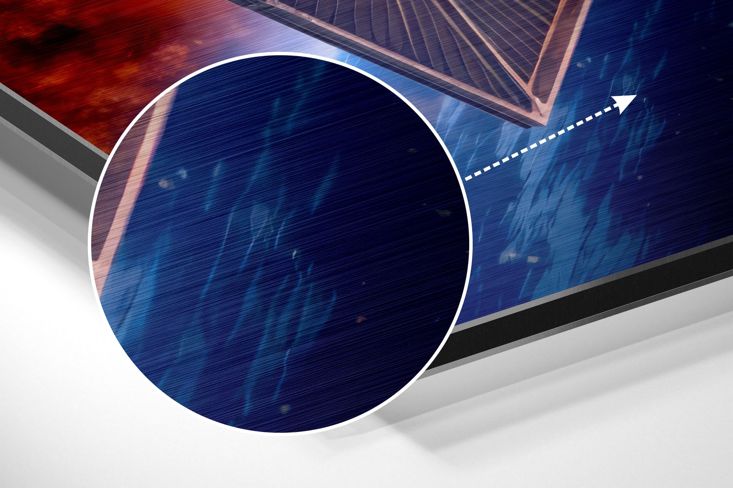 Starfighter Brushed Aluminum Dibond Wall Art