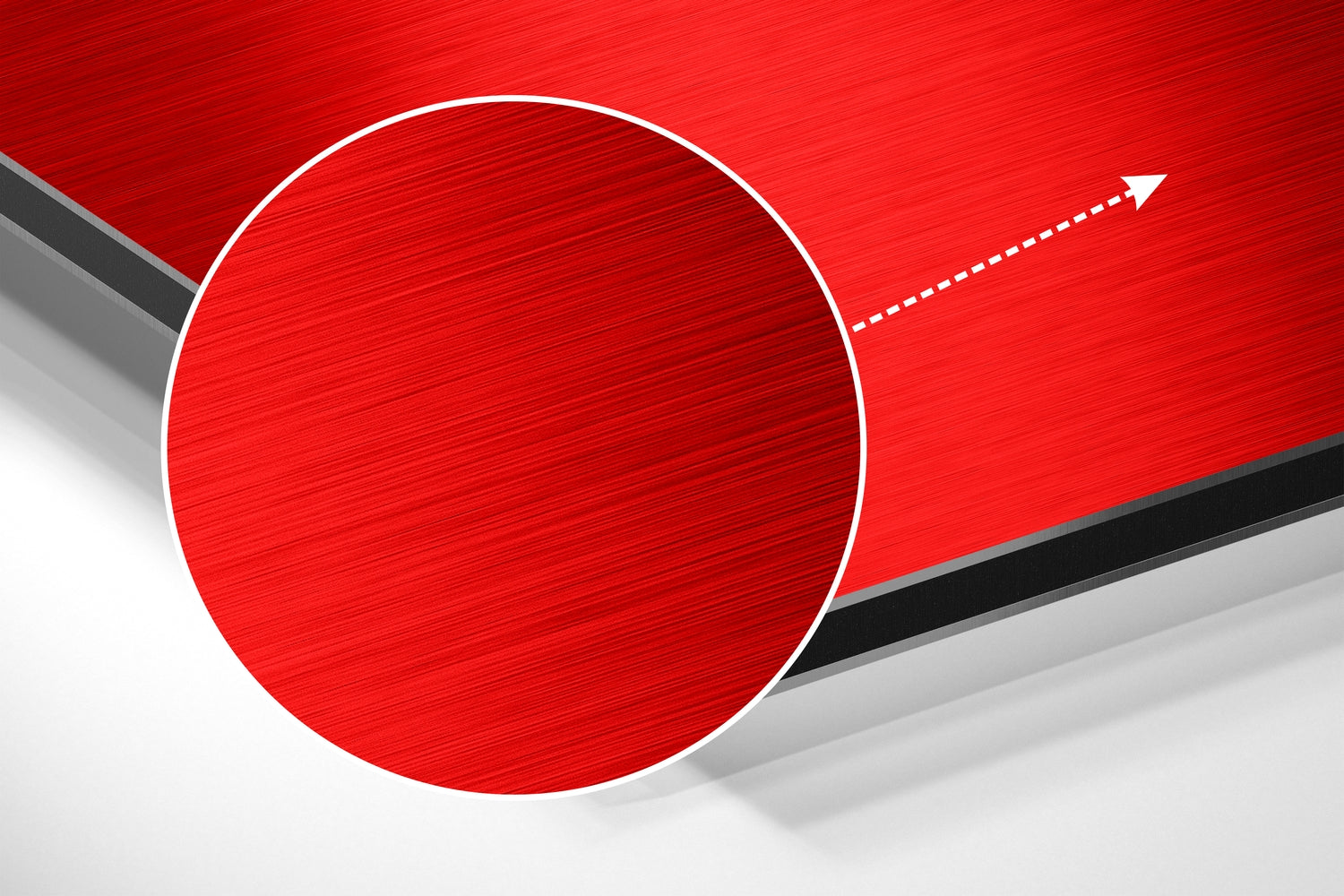 Keep It Simple Brushed Aluminum Dibond Wall Art