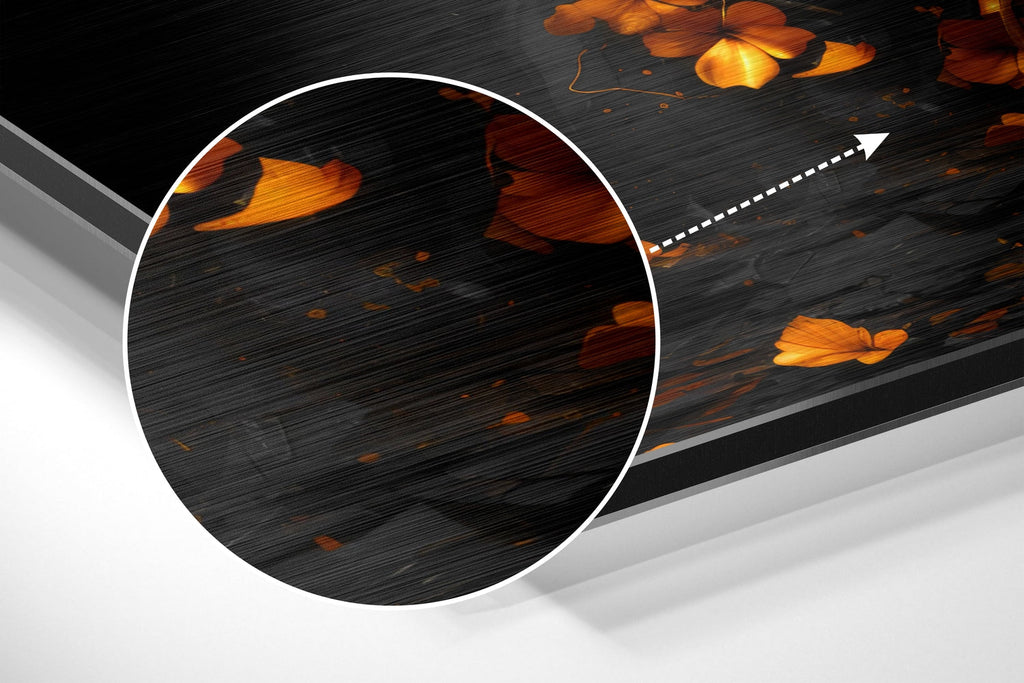Butterfly Brushed Aluminum Dibond Wall Art