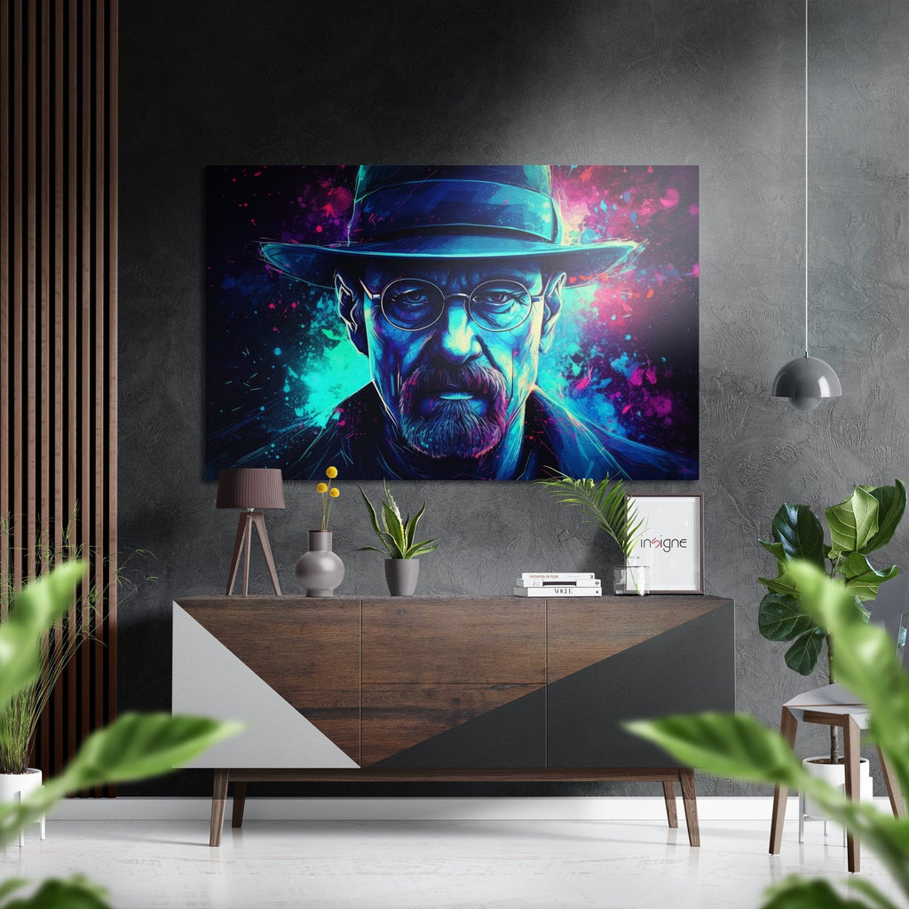 Heisenberg Brushed Aluminum Dibond Wall Art