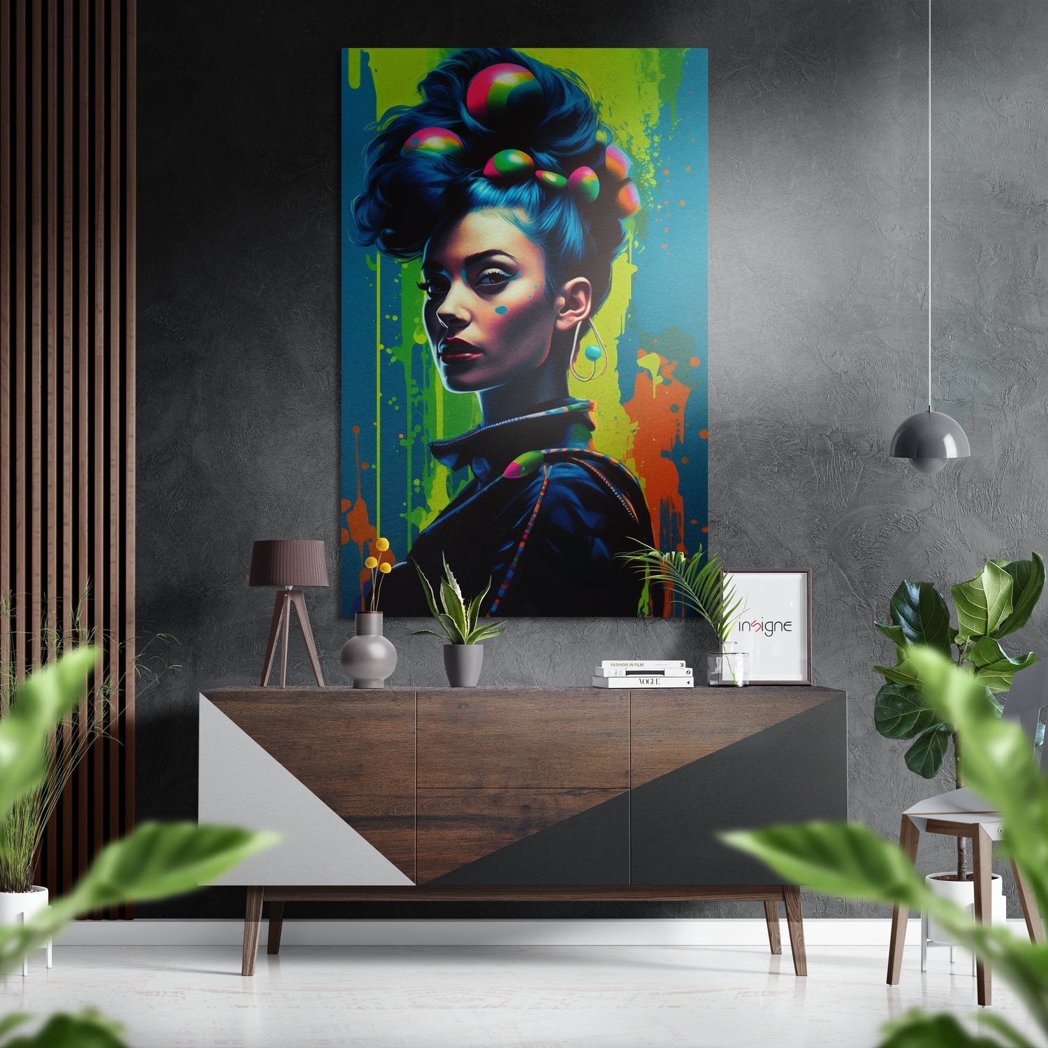 SheSpace Brushed Aluminum Dibond Wall Art