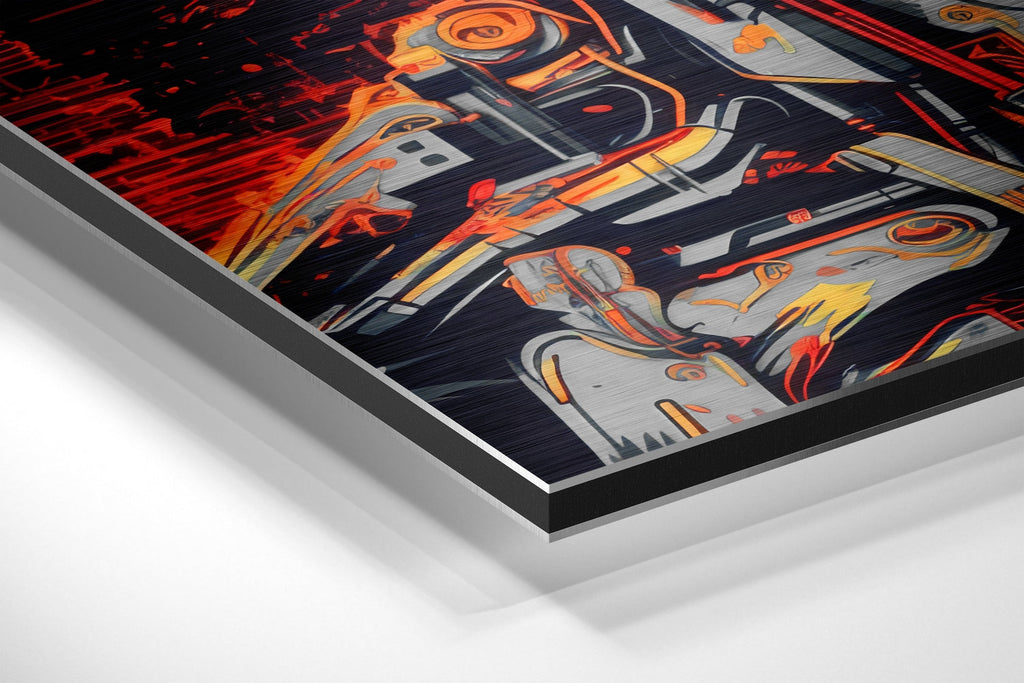 Terminator Brushed Aluminum Dibond Wall Art