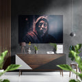 Tupac Brushed Aluminum Dibond Wall Art