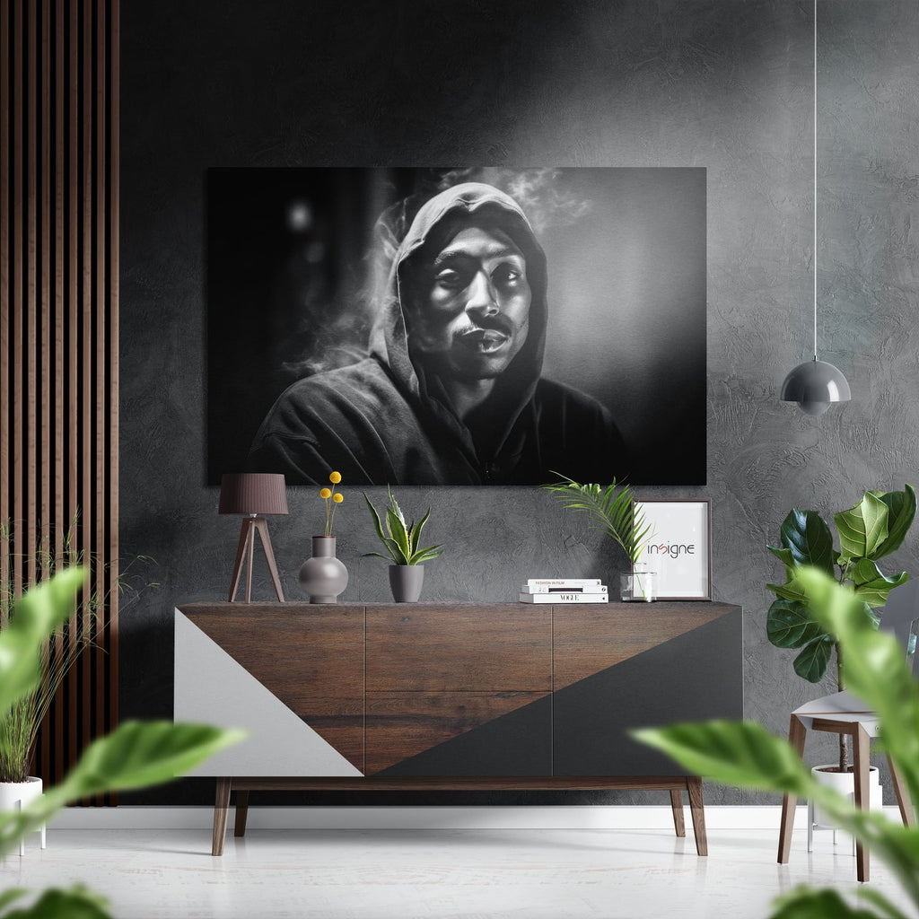 Tupac Brushed Aluminum Dibond Wall Art