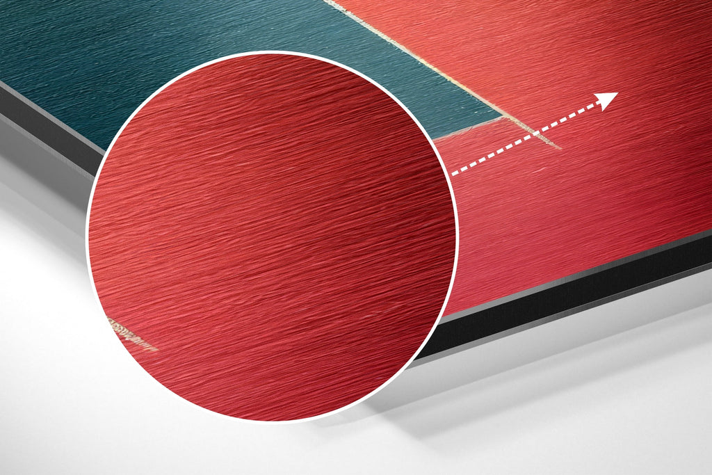Rectangulars Brushed Aluminum Dibond Wall Art
