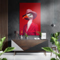 Lady Bird Brushed Aluminum Dibond Wall Art
