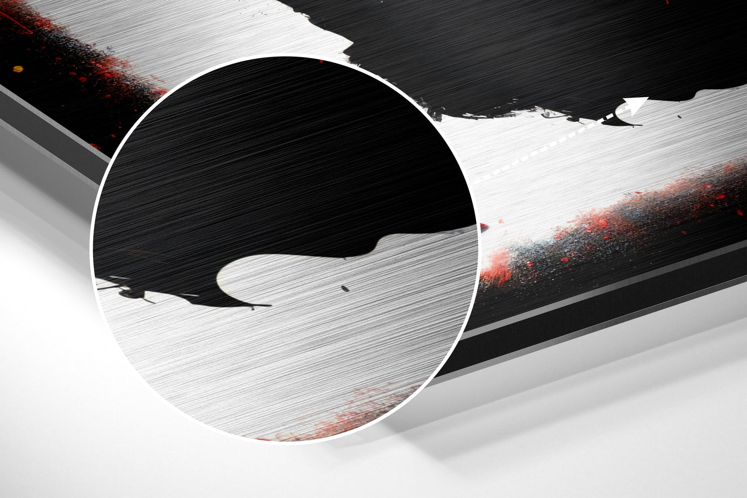 Bull Brushed Aluminum Dibond Wall Art
