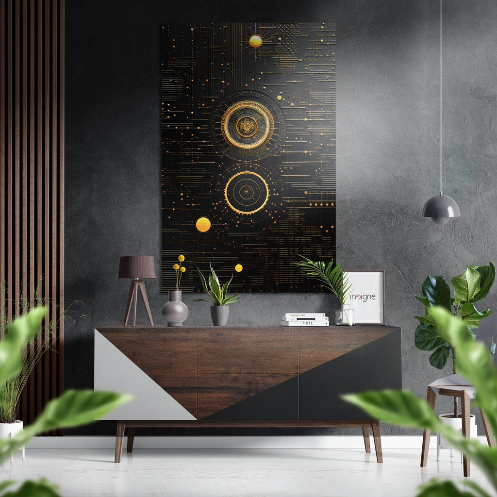 System Brushed Aluminum Dibond Wall Art